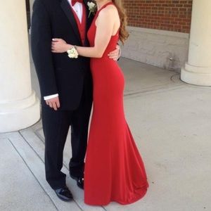 Red prom dress